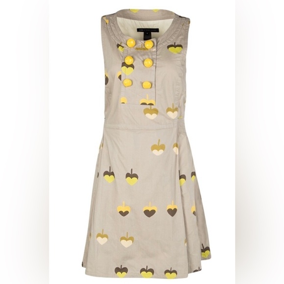 Marc By Marc Jacobs Dresses & Skirts - Marc by Marc Jacobs Y2K Heart Leaves Pinafore Dress.